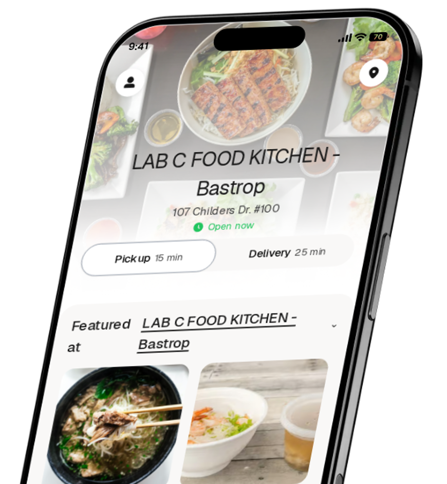 LAB C FOOD KITCHEN - Bastrop app preview