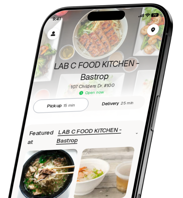 LAB C FOOD KITCHEN - Bastrop app preview