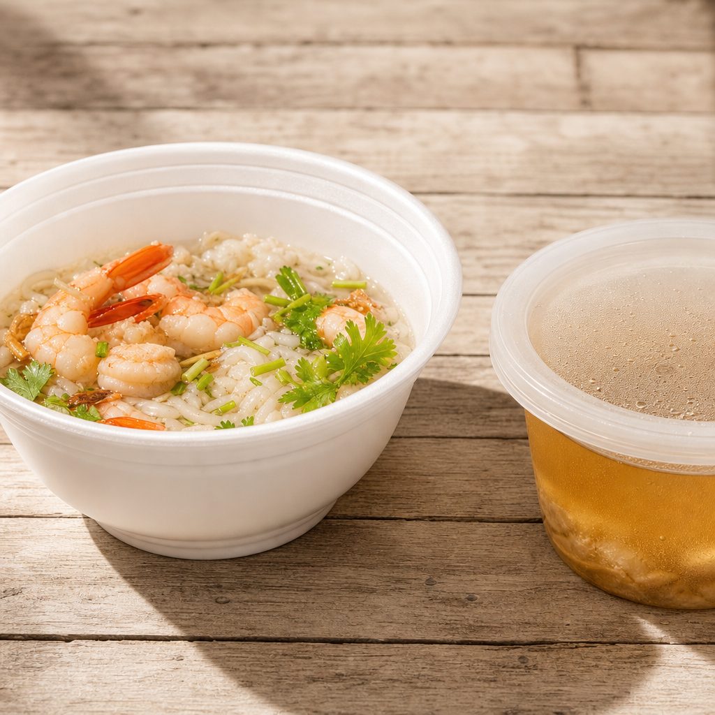 P10. Shrimp & Wonton Noodle Soup.