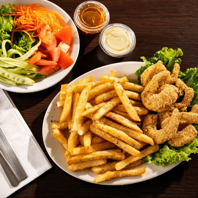 LF2. Fried Shrimp.