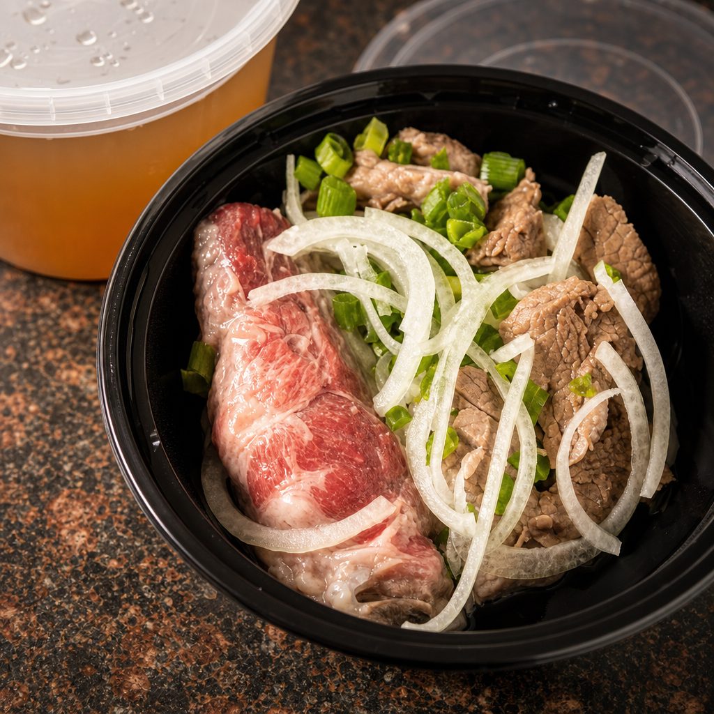 P5. Steak & Brisket Noodle Soup.