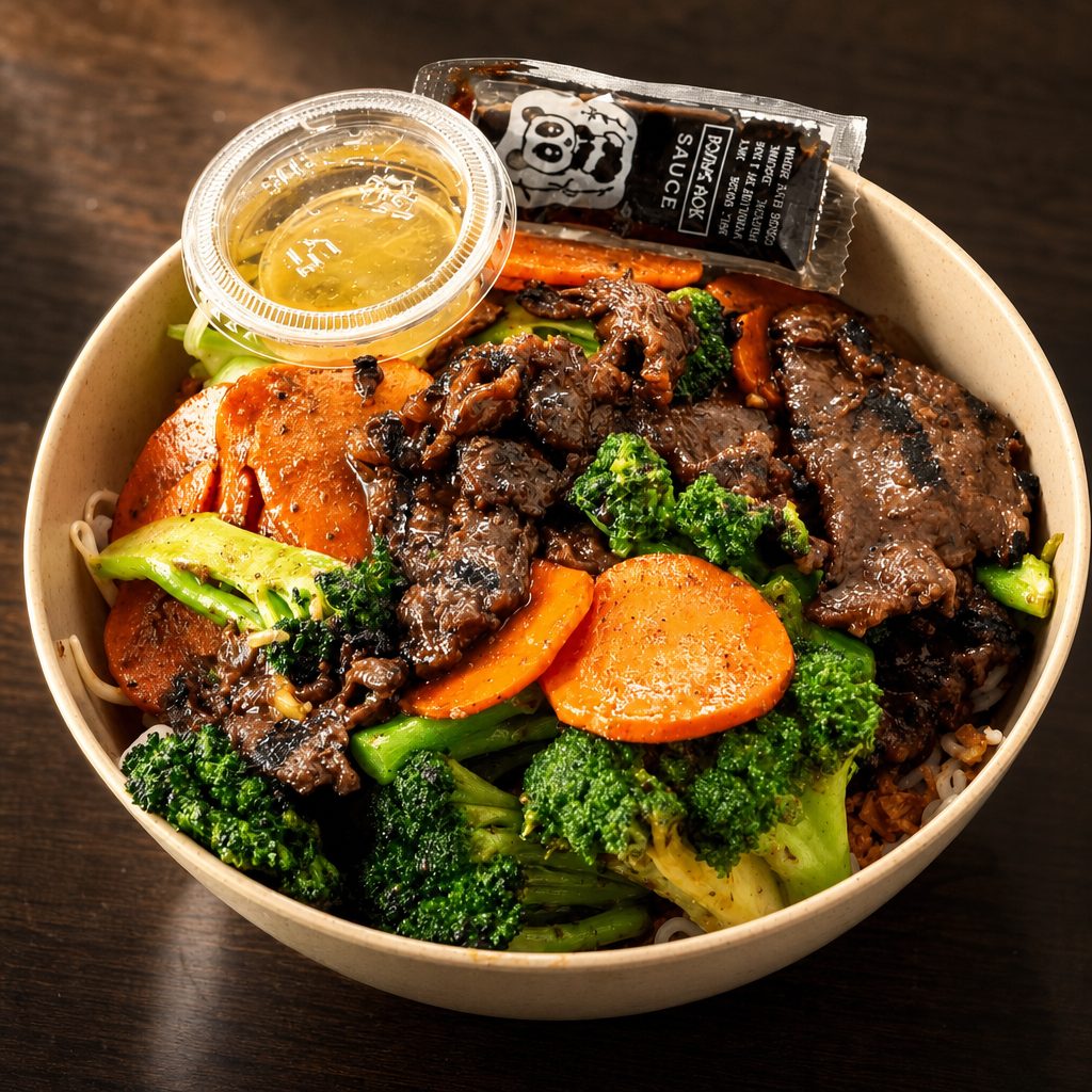 B4. Beef Stir Fry Bowl.