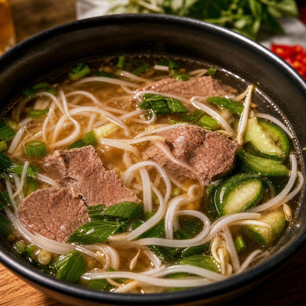 P3. Brisket Noodle Soup.